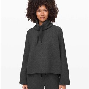 Lululemon Retreat Yourself Pullover Heathered Core Dark Grey